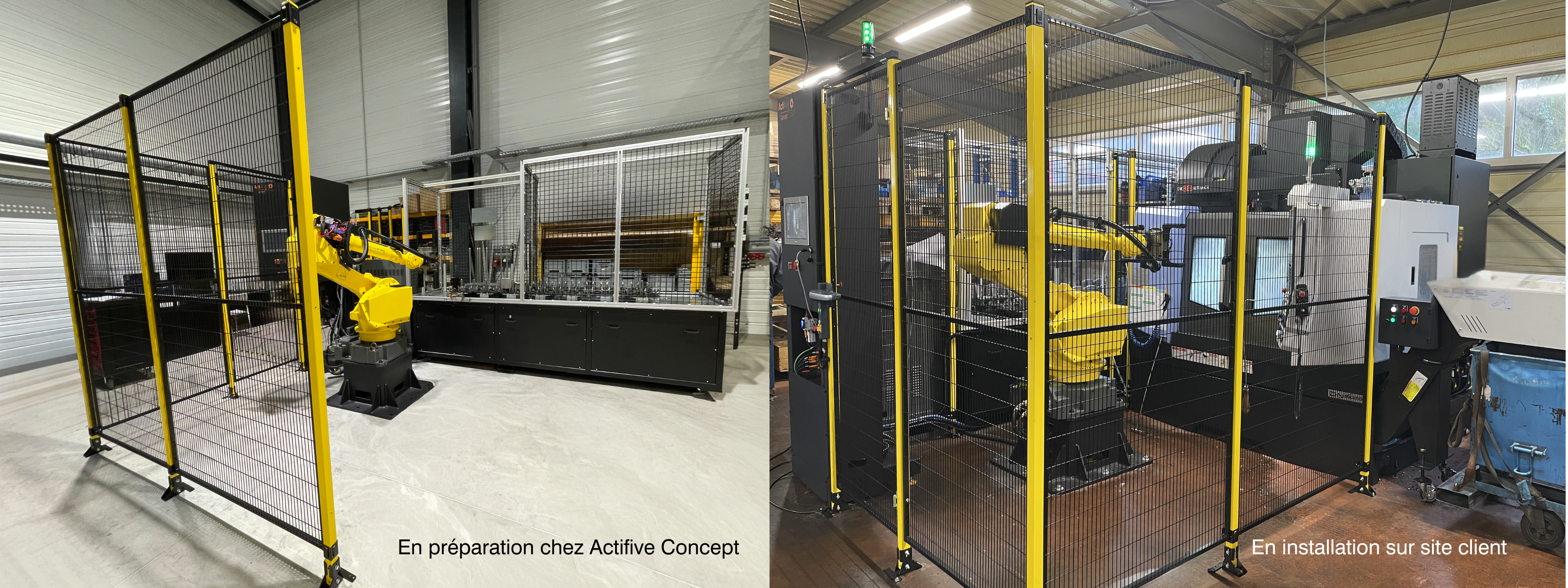 Cellule robotisée A5C-MRP sur centre d’usinage DOOSAN SVM 4100